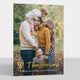 Foil Heart Name Vertical Flat Holiday Photo Cards Image 1 of 4